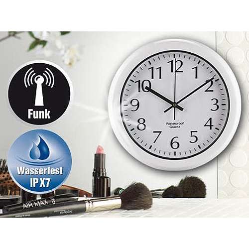Wetterfeste St. Leonhard Funk-Wanduhr von Pearl
