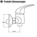 CON:P Piccolo Brause-Einhebelmischer