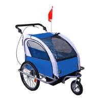 Homcom 2 in 1 Fahrradanhänger