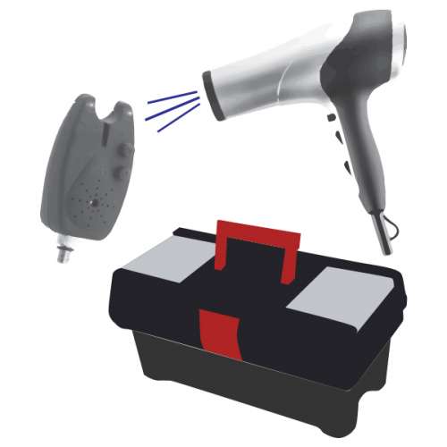 Pflege und Aufbewahrung des Bissanzeigers