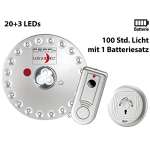 Rundleuchte mit 20+3 LEDs und Fernbedienung von PEARL