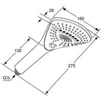 Kludi Handbrause Fizz Durchflussklasse B