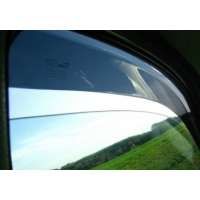  ZentimeX Z900510 Windabweiser Regenabweiser Acrylglas dunkelgrau