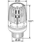 IMI Heimeier Typ VK 9710-24.500 Heizkörperthermostat