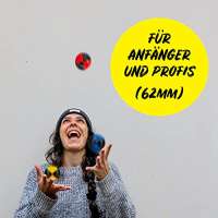 3er Set Jonglierbälle mit Jonglage-Anleitung