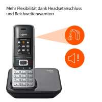 Gigaset S850 Telefon mit Anrufbeantworter