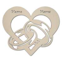 Schlummerlicht24 Herzen Ringe Hochzeitsgeschenk