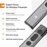 Doosl Presenter Gr&uuml;ner Laserpointer