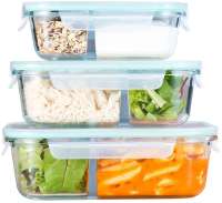 Rosenstein & Söhne stapelbare Glasdosen