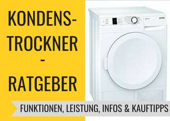 Kondenstrockner-Ratgeber