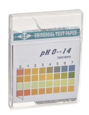 PH-Streifen zum Testen der Wasserqualität