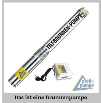 Das ist eine Brunnenpumpe