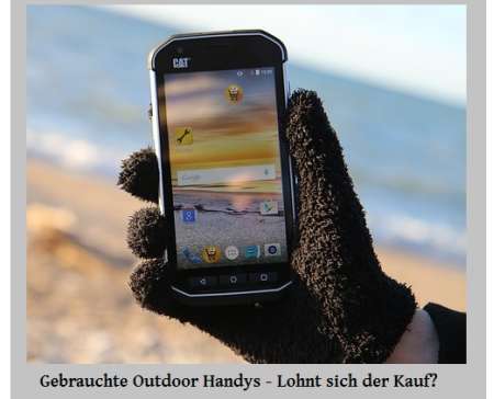 Gebrauchtes Outdoor Handy