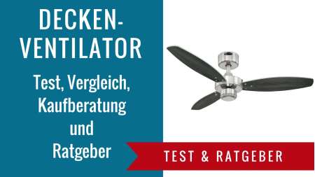 Deckenventilator Test