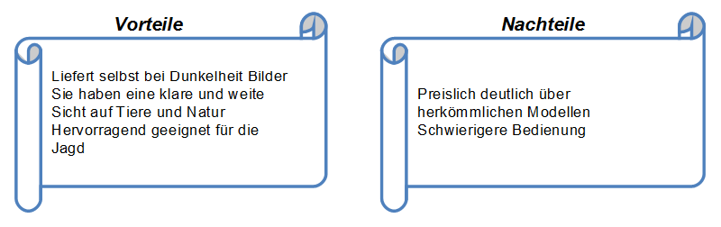 Nachtsichtgeräte Vorteile und Nachteile