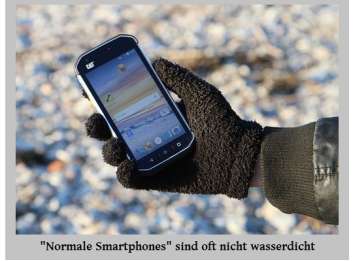 Outdoor Handy im Einsatz
