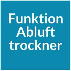Ablufttrockner Funktion