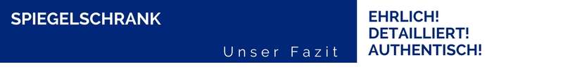 Zusammenfassung unseres Spiegelschrank Ratgebers