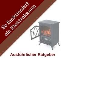 So funktioniert ein Elektrokamin