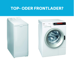 Gorenje Waschmaschine Toplader oder Frontlader