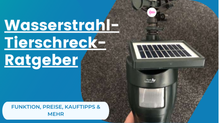 Wasserstrahl-Tierschreck-Ratgeber