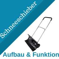 Aufbau- und Funktion eines Schneeschiebers
