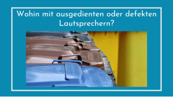 Was Sie mit alten Lautsprechern tun können