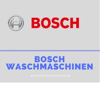 Bosch Waschmaschinen Ratgeber