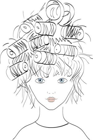 So wenden Sie Lockenwickler richtig an