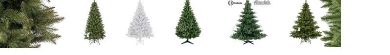 künstliche Weihnachtsbäume, Tannenbäume, Christbäume