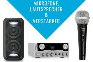 Mikrofone, Lautsprecher und Verstärker