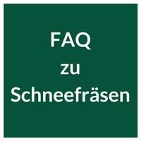 Schneefräsen FAQ