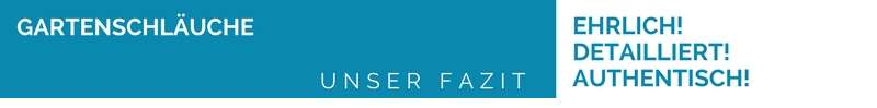 Zusammenfassung Gartenschläuche